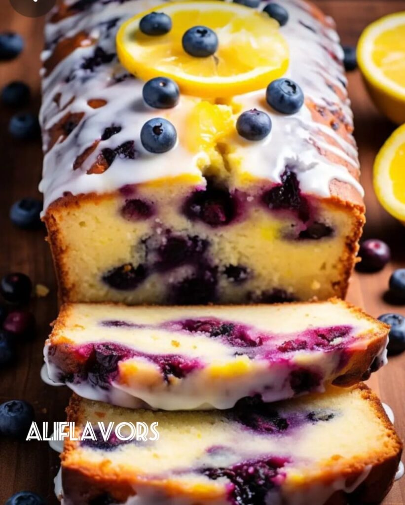 Lemon Blueberry load cake