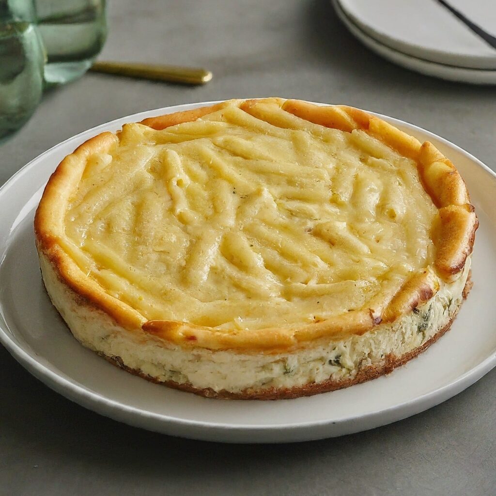 Four Cheese Pasta Cheesecake Recipe