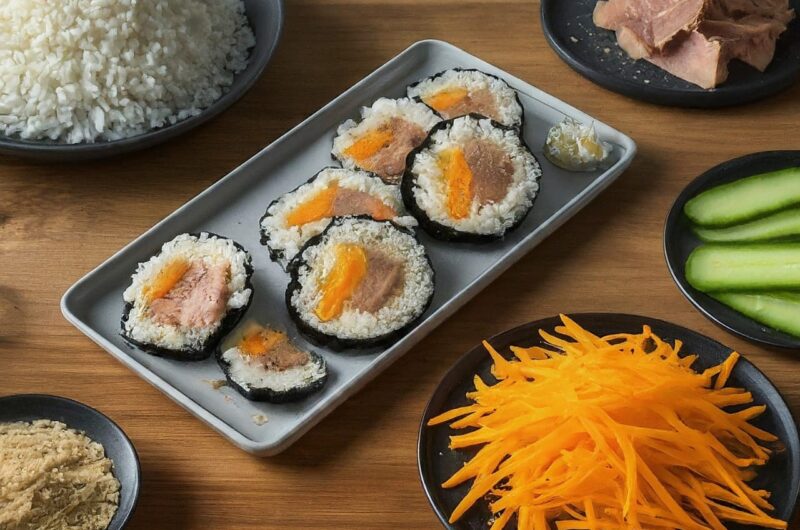 Korean Tuna Gimbap Recipe