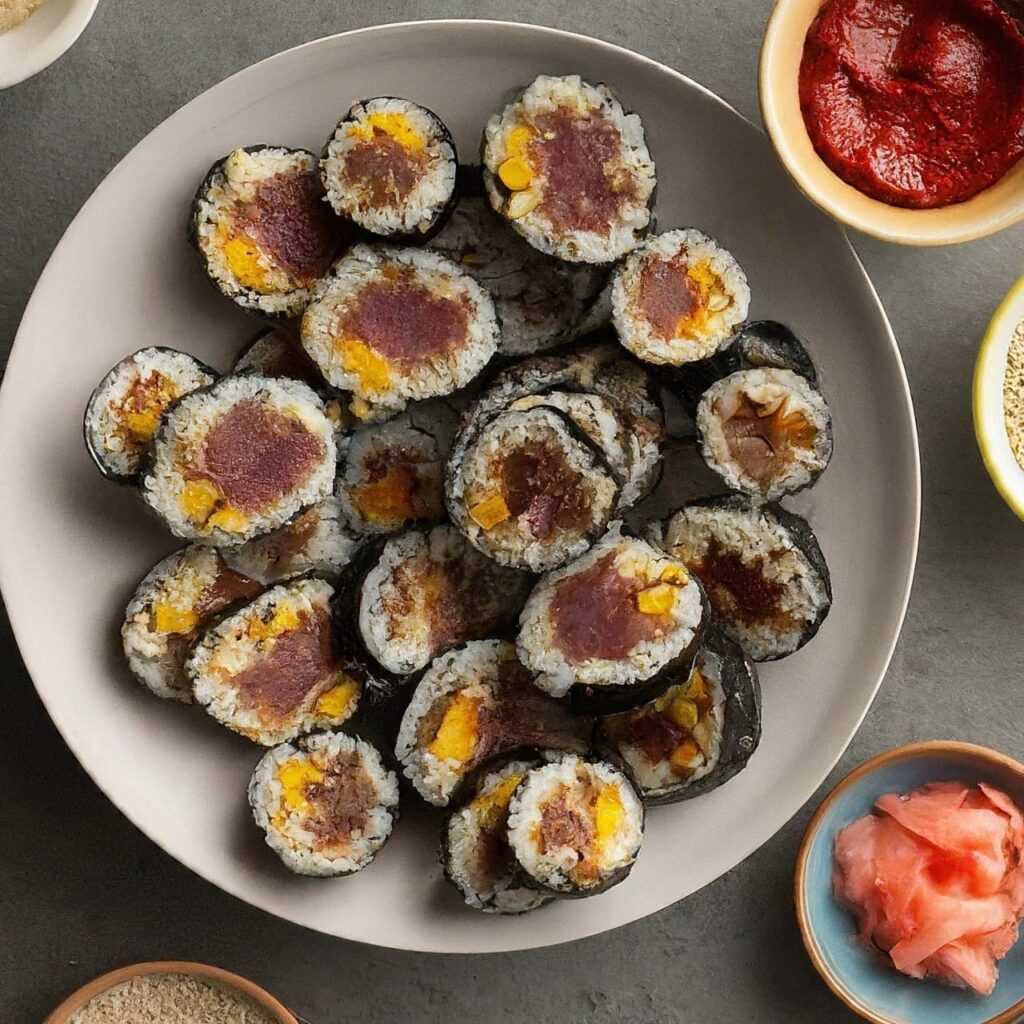 Popular Korean Tuna Gimbap Recipe - Ali Flavors