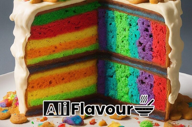 Rainbow Cookie Cake Recipe