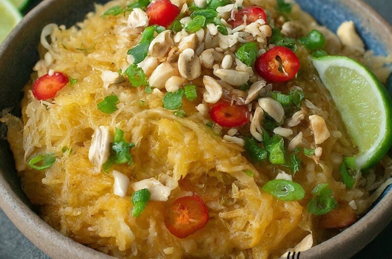 Spaghetti Squash Pad Thai Recipe